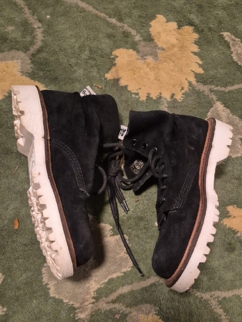 Dr. Martens Black Suede Chukka Boots with Tan Welt - Picture 6 of 9